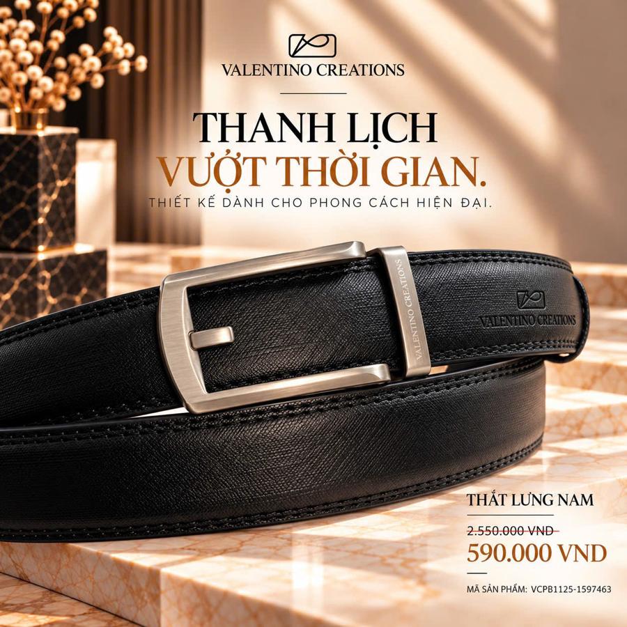 Valentino Creations VC7463, khóa titan